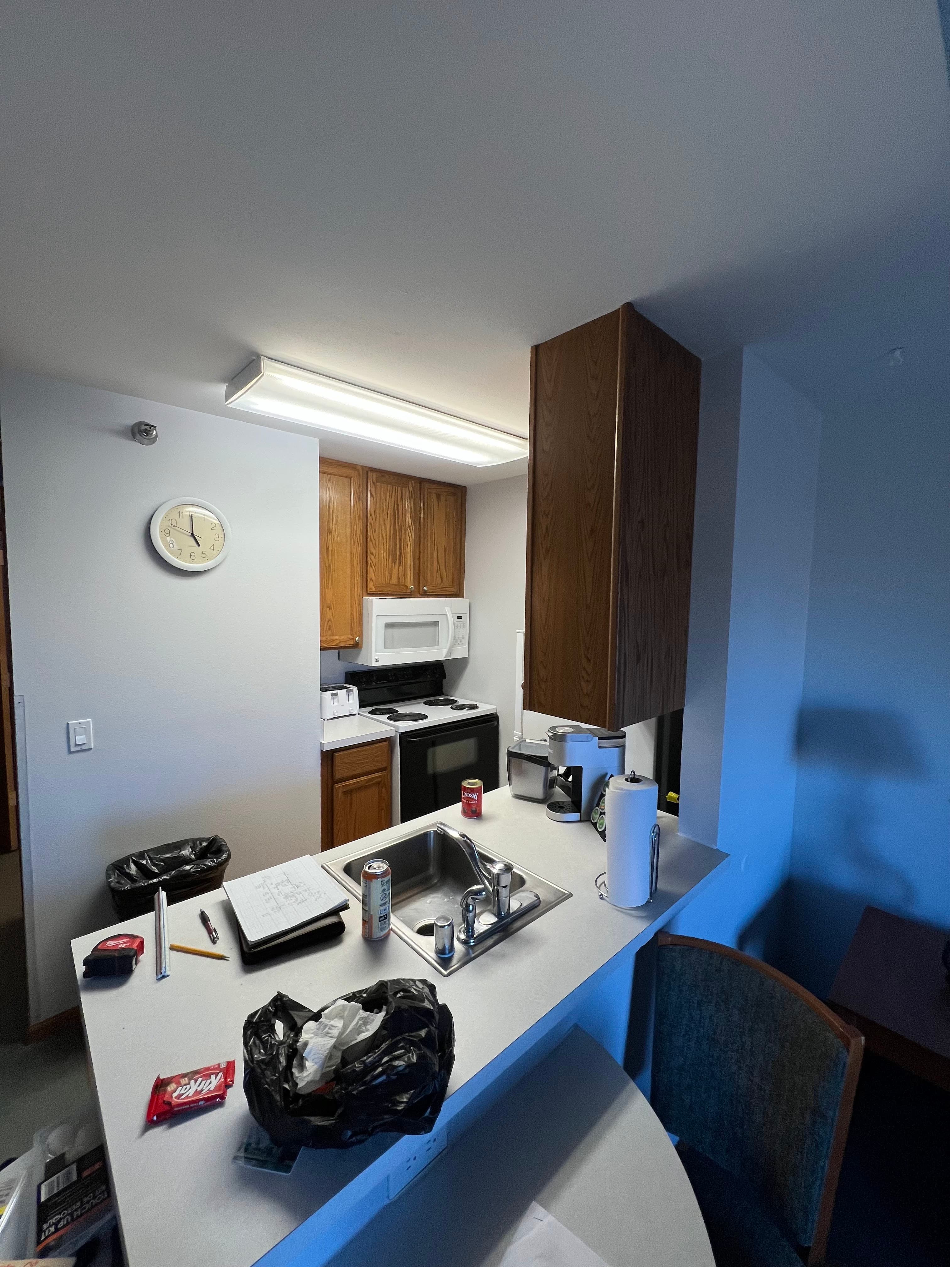 Lake Geneva condo — Remodels — before, view 2